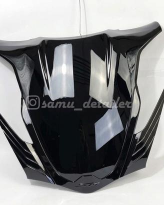 Scudo Nero Lucido stile Sh 350 per Sh 125 2020-25