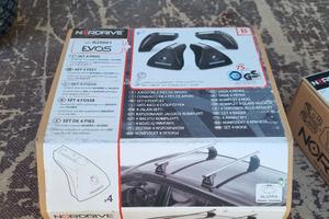 set 4 piedi per barre portapacchi nordrive EVOS