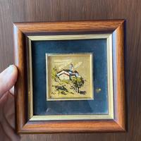 quadretto in foglia d'oro