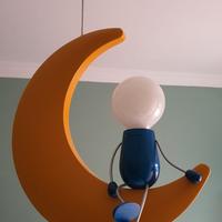 Lampadario a Luna Lunardo anche per lampadine LED