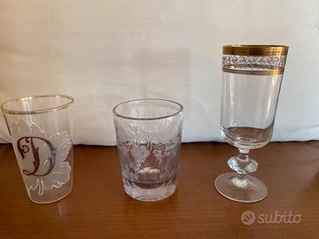 Bicchieri d’epoca