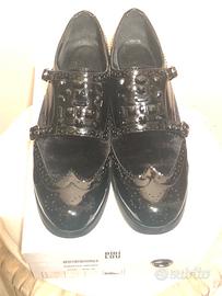 Scarpe derby francesine Oxford BIBI LOU 40 Nuove