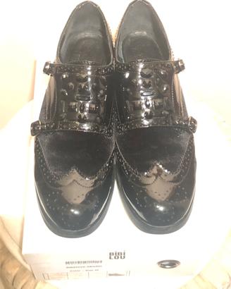 Scarpe derby francesine Oxford BIBI LOU 40 Nuove