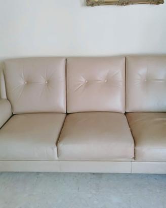 Divano in pelle 3 posti
