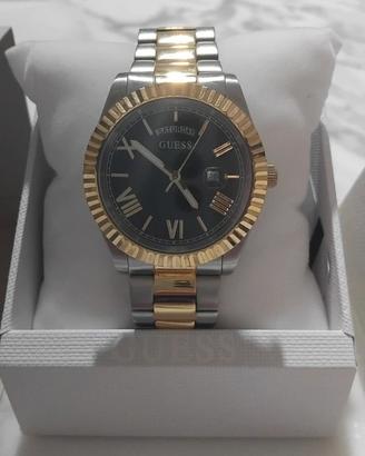 orologio guess oro Bicolore data e tempo 