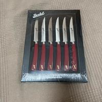 Elegance Set 6 coltelli da bistecca Berkel rosso