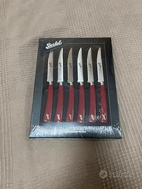 Elegance Set 6 coltelli da bistecca Berkel rosso