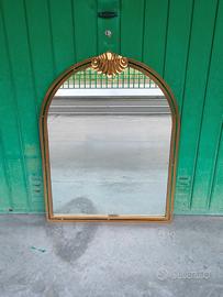 Specchio produzione italiana anni 70 con decoro