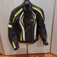GIUBBOTTO MOTO GMS PACE NERO BIANCO GIALLO tg.XS