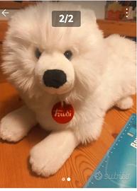 Trudy peluche  cane samoiedo bianco 35 cm