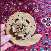 RICERCATOframmentoFREGIOdecorativoLEGNOanticoXIXse