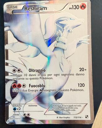 Reshiram 113/114 Full Art ITA - Ultra Rara Holo