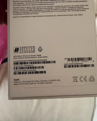 iphone 14 128 gb violetto