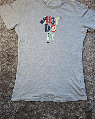 Tshirt Nike Just Do It grigio melange