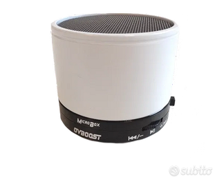SPEAKER BLUETOOTH PORTATILE MP3 OVBOOST bianco