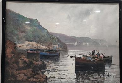 quadri dipinto inverno