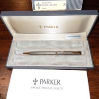 Penna a sfera Parker Insigna silver vintage