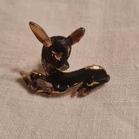 spilla in bigiotteria  vintage  forma cerbiatto