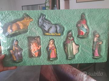 statuine presepe celluloide