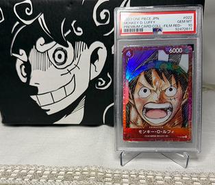 Monkey D. Luffy PSA 10 GEM MT #022 One Piece Film