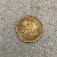 20 Lire 1985 Italia (ERRORE DI CONIO)