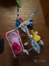 Bici monopattino e passeggino