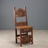 Sedia Barocca in Noce - XVII Secolo