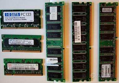 6 Schede di memoria per PC