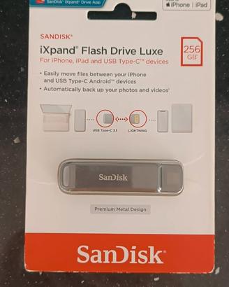 SanDisk iXpand Flash Drive Luxe da 256GB