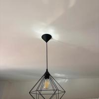 Lampadario moderno nero