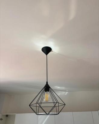Lampadario moderno nero