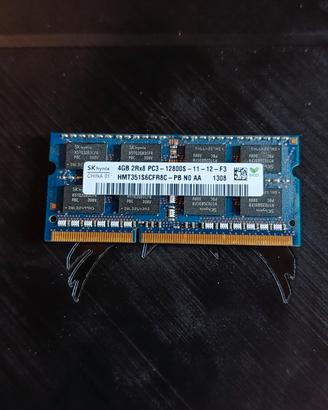 RAM DDR3 8 GB (4x2) - 1600 MHZ