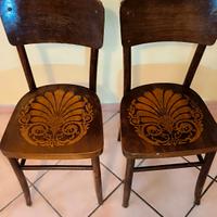 Coppia di sedie vintage