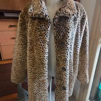 pelliccia sintetica reversibile leopardato anni 90