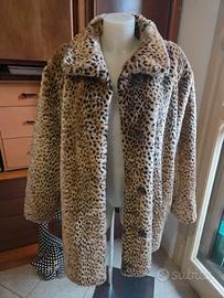 pelliccia sintetica reversibile leopardato anni 90