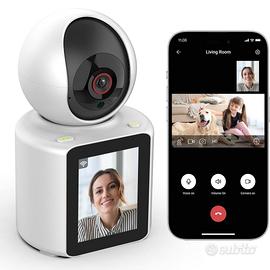 SHIWOJIA Telecamera WiFi Interno, Telecamera Monit