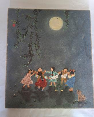 Quadro coreano '90 vintage firmato