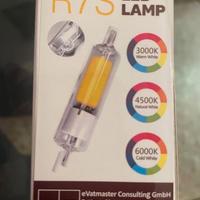 Lampada R7S led tipo COB 78mm
