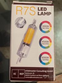 Lampada R7S led tipo COB 78mm
