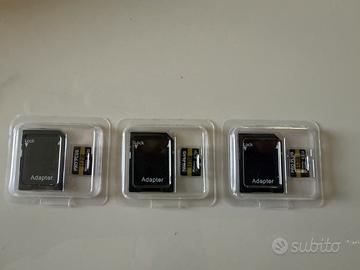 3 Schede MicroSD PRO Plus 512GB