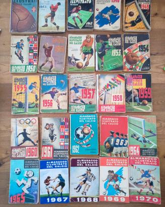 Almanacchi del calcio dal 1939 al 1970