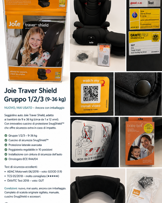 Seggiolino auto con dispositivo anti-abbandono
