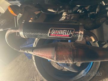 Marmitta cilindro e carburatore