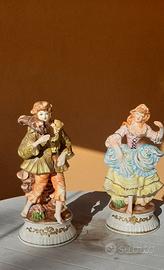 Capodimonte, porcellana, vintage, statuine, sopram