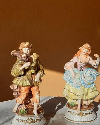 Capodimonte, porcellana, vintage, statuine, sopram