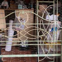 Letto matrimoniale in ferro battuto