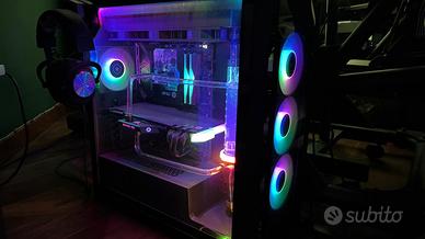 PC Gaming full liquid i7 10700K-3080-32GB-Monitor