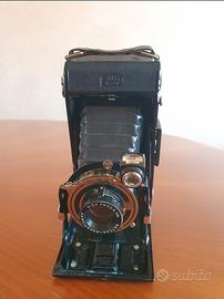 Fotocamera a Soffietto Zeiss Ikon Nettar-Custodia