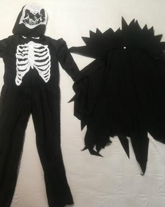 Costume Scheletro + Martello Clown-Pagliaccio