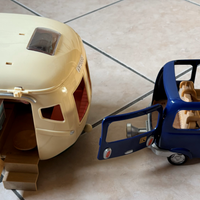 Sylvanian Families auto e caravan